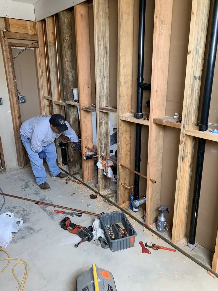 Commercial rough-in plumbing for Gas Line Repair in Ocean Pointe